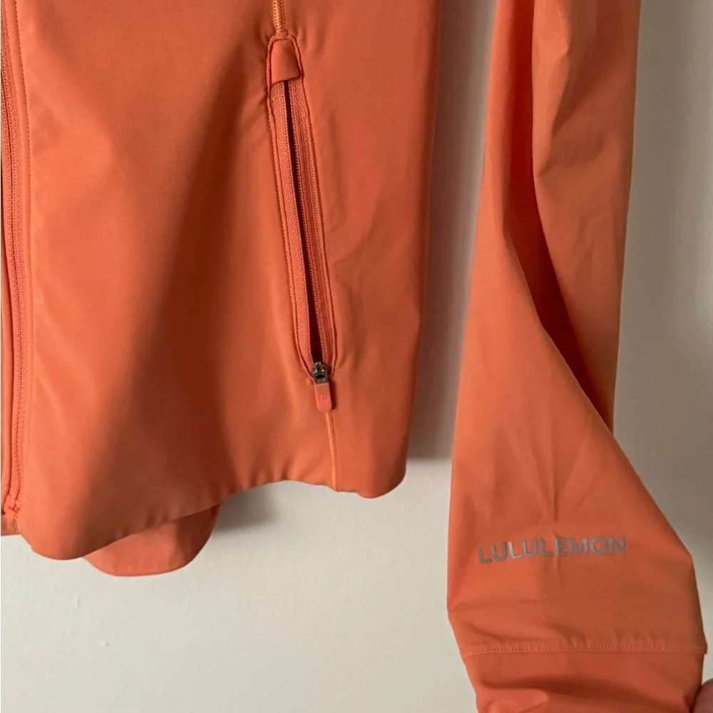 lululemon athletica Peach Zip-Up Hooded Jacket